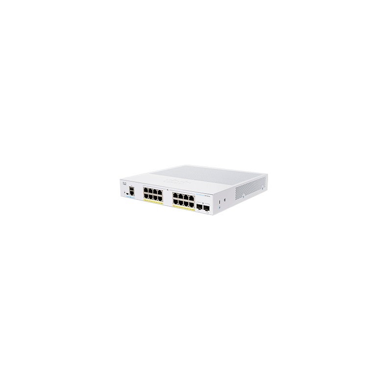Cisco CBS350-16P-2G-EU commutateur réseau Géré L2 L3 Gigabit Ethernet (10 100 1000) Argent