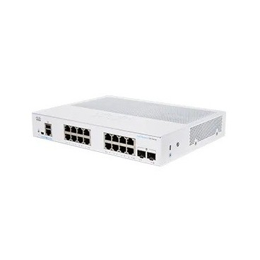 Cisco CBS250-16T-2G-EU commutateur réseau Géré L2 L3 Gigabit Ethernet (10 100 1000) Argent