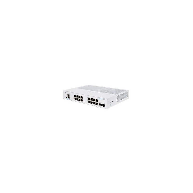 Cisco CBS250-16T-2G-EU commutateur réseau Géré L2 L3 Gigabit Ethernet (10 100 1000) Argent