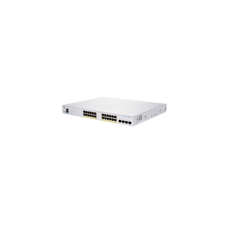 Cisco CBS350-24P-4X-EU commutateur réseau Géré L2 L3 Gigabit Ethernet (10 100 1000) Argent