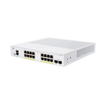 Cisco CBS250-16P-2G-EU commutateur réseau Géré L2 L3 Gigabit Ethernet (10 100 1000) Argent