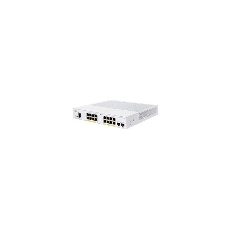 Cisco CBS250-16P-2G-EU commutateur réseau Géré L2 L3 Gigabit Ethernet (10 100 1000) Argent