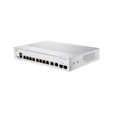 Cisco CBS350-8T-E-2G-EU commutateur réseau Géré L2 L3 Gigabit Ethernet (10 100 1000)