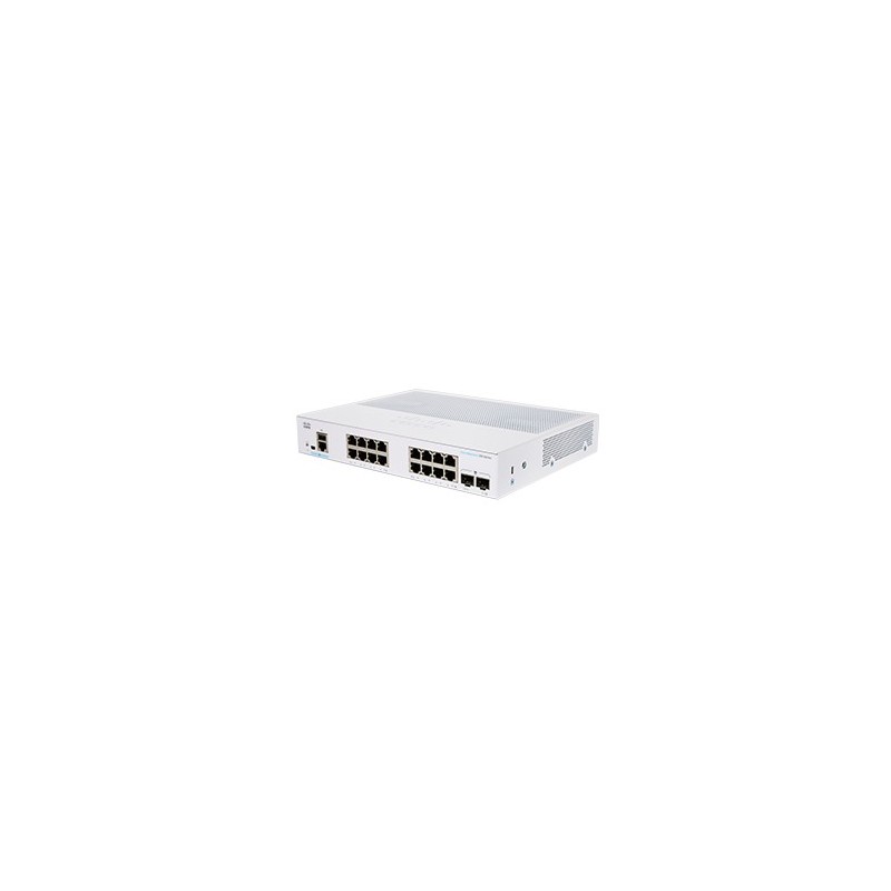 Cisco CBS350-16T-E-2G-EU commutateur réseau Géré L2 L3 Gigabit Ethernet (10 100 1000) Argent