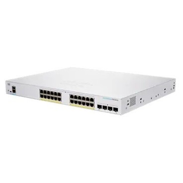 Cisco CBS250-24FP-4X-EU commutateur réseau Géré L2 L3 Gigabit Ethernet (10 100 1000) Argent