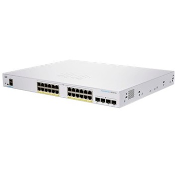 Cisco CBS350-24FP-4X-EU commutateur réseau Géré L2 L3 Gigabit Ethernet (10 100 1000) Argent