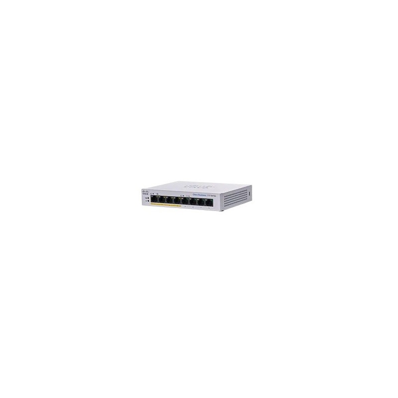 Cisco CBS110-8PP-D Non-géré L2 Gigabit Ethernet (10 100 1000) Connexion Ethernet, supportant l'alimentation via ce port (PoE)