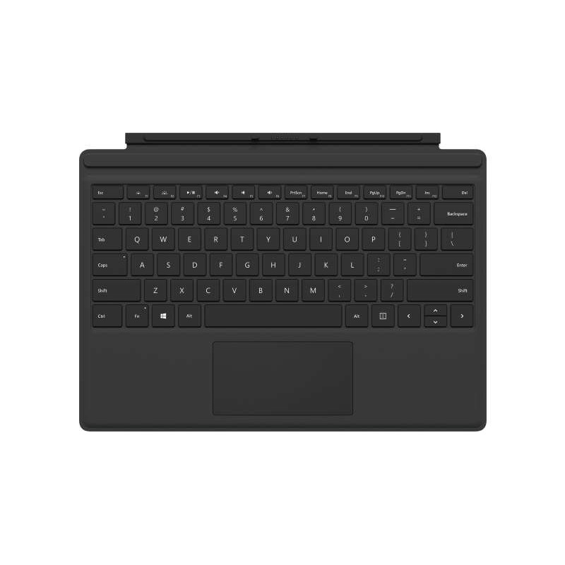 Microsoft Surface Pro Type Cover Noir Microsoft Cover port Allemand