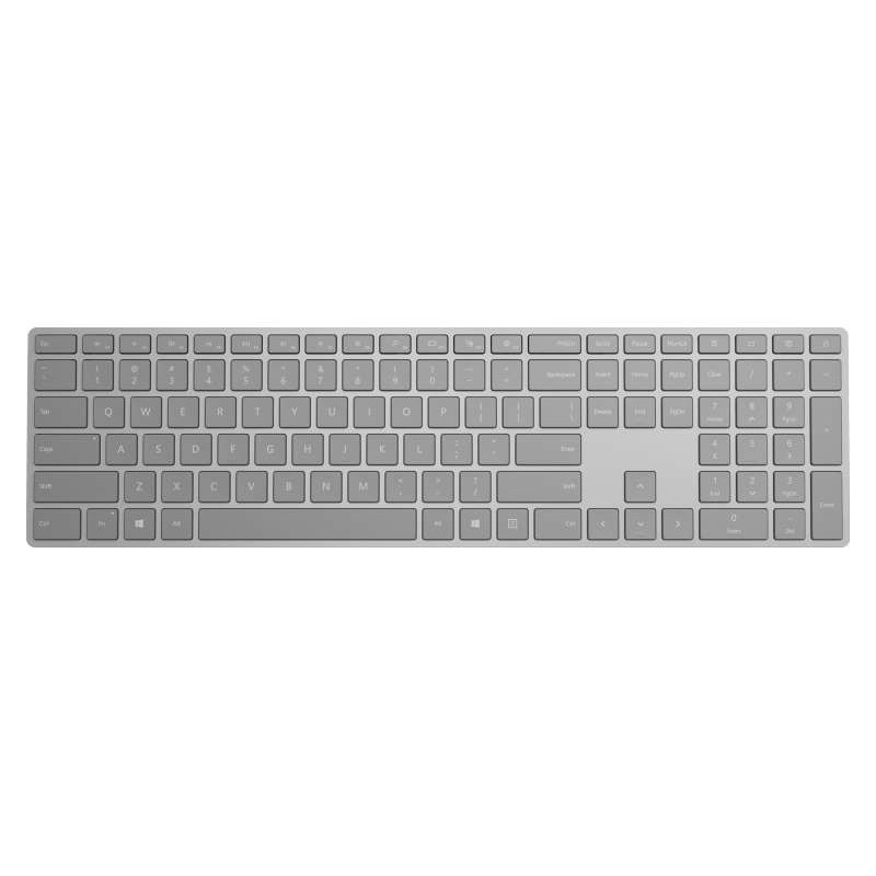 Microsoft Surface Keyboard clavier RF sans fil + Bluetooth Gris