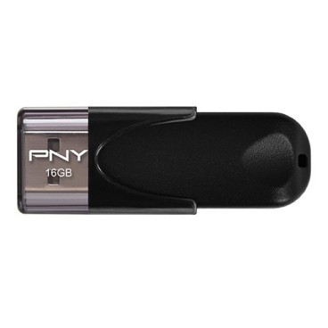 PNY Attaché 4 2.0 16GB lecteur USB flash 16 Go USB Type-A Noir