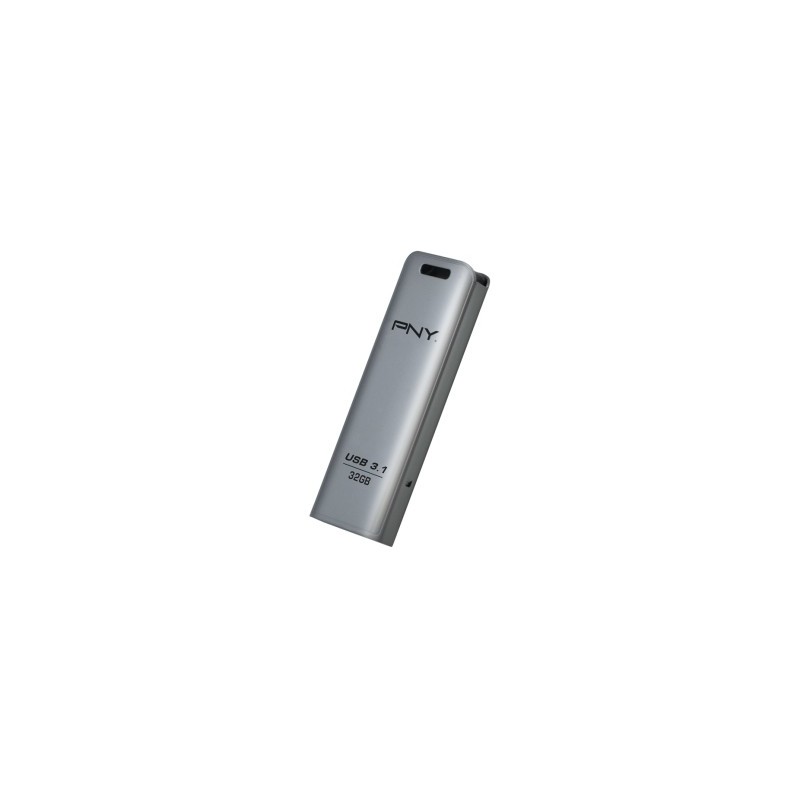 PNY FD32GESTEEL31G-EF lecteur USB flash 32 Go 3.2 Gen 1 (3.1 Gen 1) Acier inoxydable