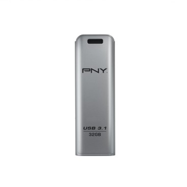 PNY FD32GESTEEL31G-EF lecteur USB flash 32 Go 3.2 Gen 1 (3.1 Gen 1) Acier inoxydable