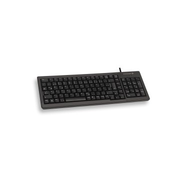 CHERRY XS G84-5200 COMPACT KEYBOARD, Clavier filaire miniature, USB PS2, noir, AZERTY - FR