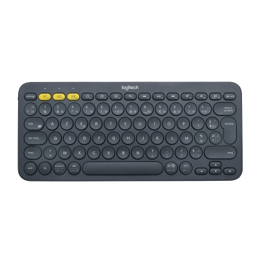 Logitech K380 Multi-Device Bluetooth® Keyboard clavier AZERTY Français Gris