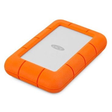 LaCie Rugged Mini disque dur externe 1000 Go Orange, Argent