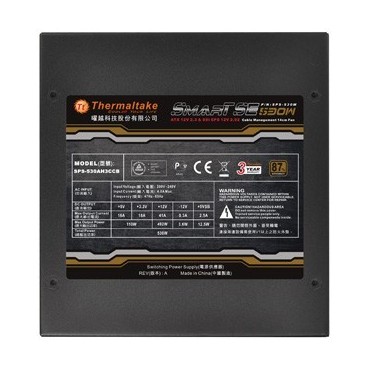 Thermaltake Smart SE unité d'alimentation d'énergie 530 W 20+4 pin ATX ATX Noir