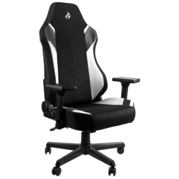 Nitro Concepts X1000 Siège de jeu sur PC Chaise avec assise rembourrée Noir, Blanc
