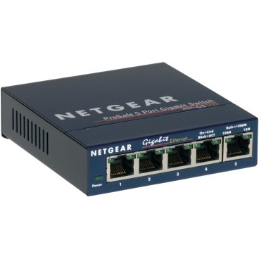 NETGEAR GS105 Non-géré Gigabit Ethernet (10 100 1000) Bleu