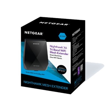 NETGEAR Nighthawk X6 Émetteur réseau Noir 10, 100, 1000 Mbit s