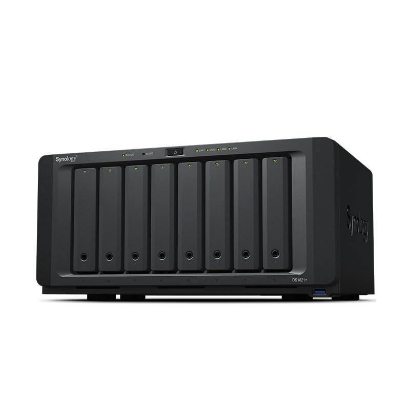 Synology DiskStation DS1821+ serveur de stockage NAS Tower Ethernet LAN Noir V1500B