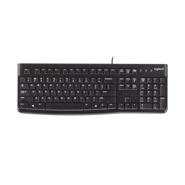Logitech K120 Corded Keyboard clavier USB AZERTY Français Noir