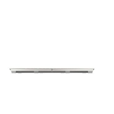 CHERRY KC 6000 SLIM FOR MAC Clavier filaire pour Mac, blanc argent, USB, AZERTY - FR
