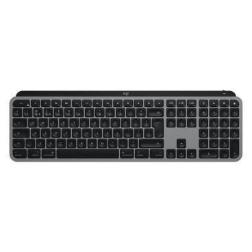 Logitech MX Keys for Mac Advanced Wireless Illuminated Keyboard clavier RF sans fil + Bluetooth AZERTY Français Gris