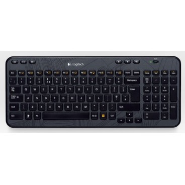 Logitech Wireless Keyboard K360 clavier RF sans fil AZERTY Français Noir