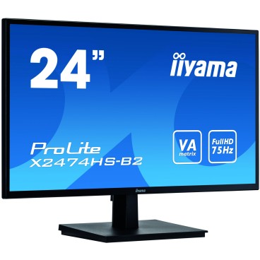 iiyama ProLite X2474HS-B2 écran plat de PC 59,9 cm (23.6") 1920 x 1080 pixels Full HD LED Noir
