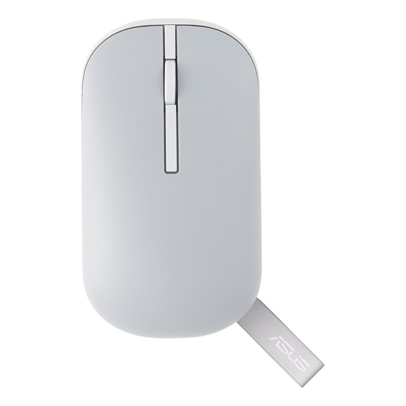 ASUS Marshmallow Mouse MD100 souris Bureau Ambidextre RF sans fil + Bluetooth Optique 1600 DPI