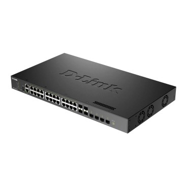 D-Link DXS-3410-32XY commutateur réseau Géré L3 Fast Ethernet (10 100) Noir