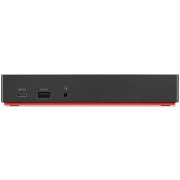 Lenovo 40AS0090EU station d'accueil Avec fil USB 3.2 Gen 1 (3.1 Gen 1) Type-C Noir