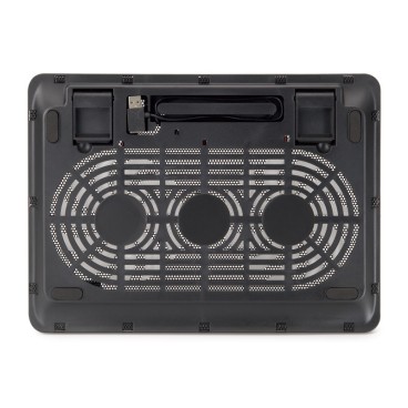 Conceptronic CNBCOOLPAD2F système de refroidissement pour ordinateurs portables 39,6 cm (15.6") Noir