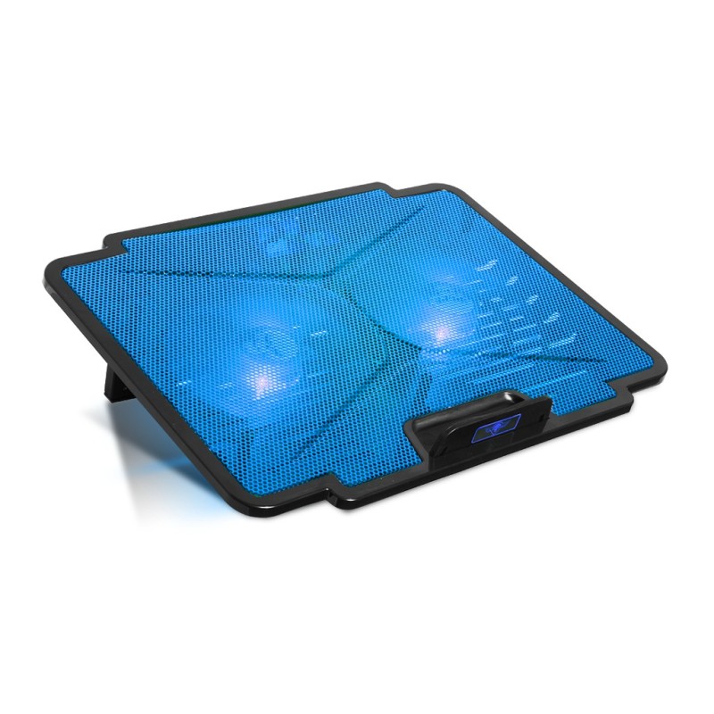 Support de Ventilation pour Notebook et MacBook 17 avec LED bleu