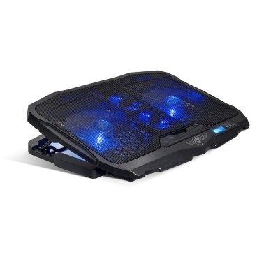 Spirit of Gamer Airblade 600 système de refroidissement pour ordinateurs portables 43,2 cm (17") 1500 tr min Noir, Bleu