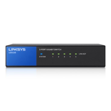 Linksys Commutateur de bureau Gigabit à 5 ports (LGS105)