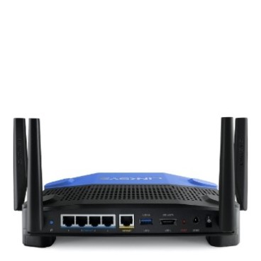 Linksys WRT3200ACM routeur sans fil Gigabit Ethernet Bi-bande (2,4 GHz   5 GHz) 4G Noir, Bleu