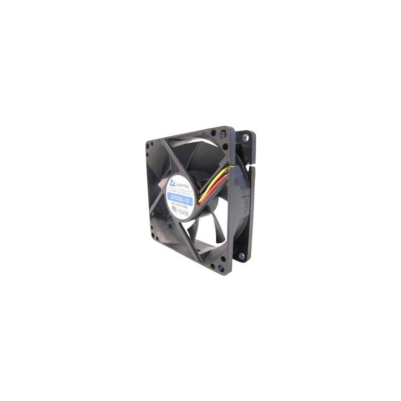 Chieftec AF-1225PWM système de refroidissement d’ordinateur Boitier PC Ventilateur Noir