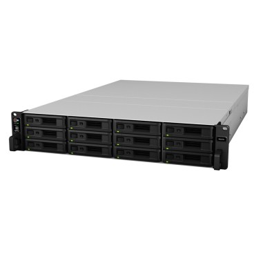 Synology RackStation RS2418+ serveur de stockage NAS Rack (2 U) Ethernet LAN Noir, Gris C3538