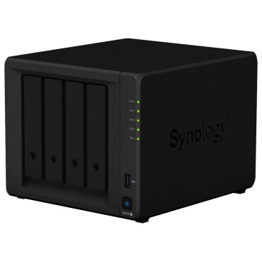 Synology DiskStation DS918+ serveur de stockage NAS Bureau Ethernet LAN Noir J3455
