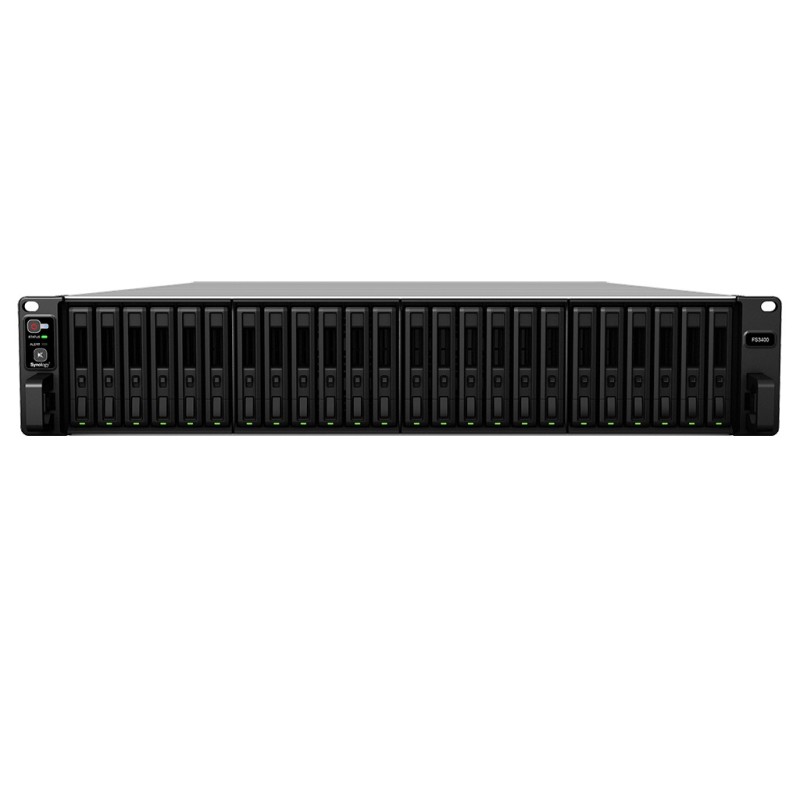 Synology FlashStation FS3400 serveur de stockage NAS Rack (2 U) Ethernet LAN Noir, Gris D-1541