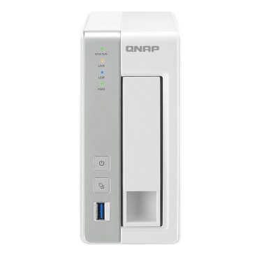 QNAP TS-131P serveur de stockage NAS Tower Ethernet LAN Gris, Blanc AL212