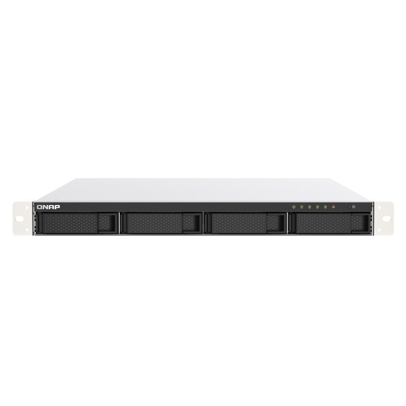 QNAP TS-453DU-RP NAS Rack (1 U) Ethernet LAN Noir, Gris J4125
