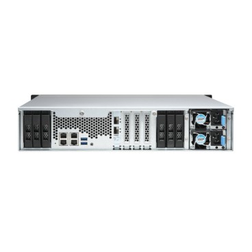 QNAP TS-h1886XU-RP NAS Rack (2 U) Ethernet LAN Noir, Gris D-1622