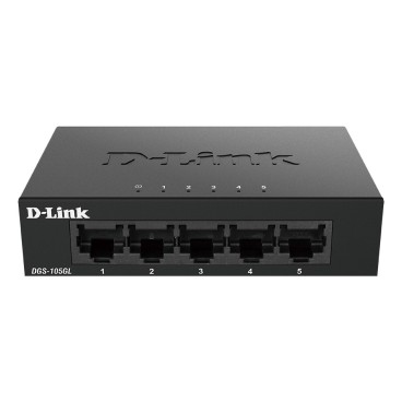 D-Link DGS-105GL E commutateur réseau Non-géré Gigabit Ethernet (10 100 1000) Noir