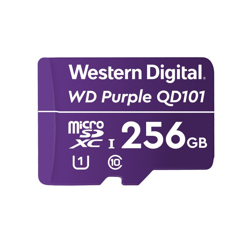 Western Digital WD Purple SC QD101 256 Go MicroSDXC Classe 10