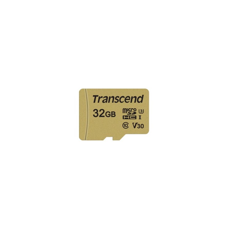 Transcend TS32GUSD500S mémoire flash 32 Go MicroSDHC UHS-I Classe 10