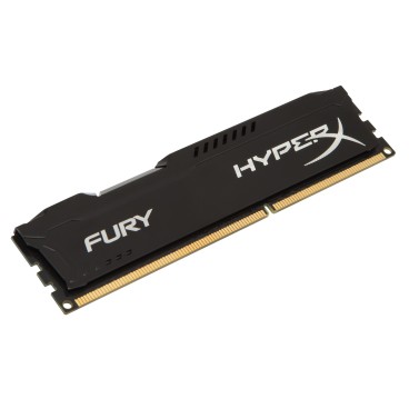 HyperX FURY Black 4GB 1600MHz DDR3 module de mémoire 4 Go 1 x 4 Go