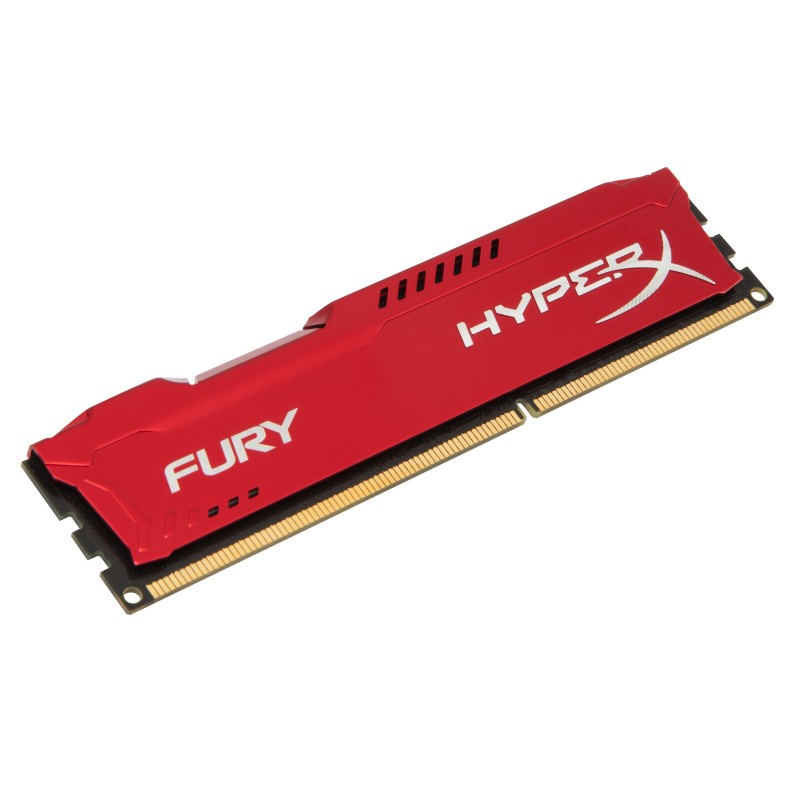 HyperX FURY Red 8GB 1600MHz DDR3 module de mémoire 8 Go 1 x 8 Go