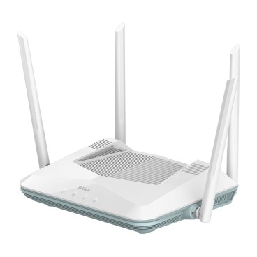 D-Link R32 routeur sans fil Gigabit Ethernet Bi-bande (2,4 GHz   5 GHz) Blanc